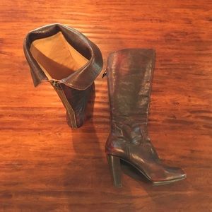 Frye Miranda Back Zip Leather Boot