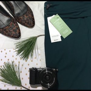 Emerald Eileen Fisher Maxi Skirt SZ M