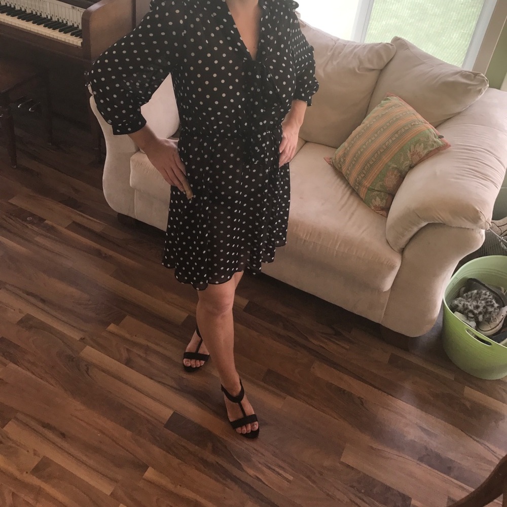 Black and white Polka dot dress