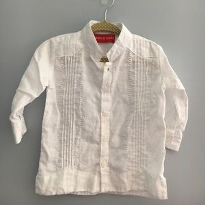 Mexican toddler Guayabera from Veracruz, México