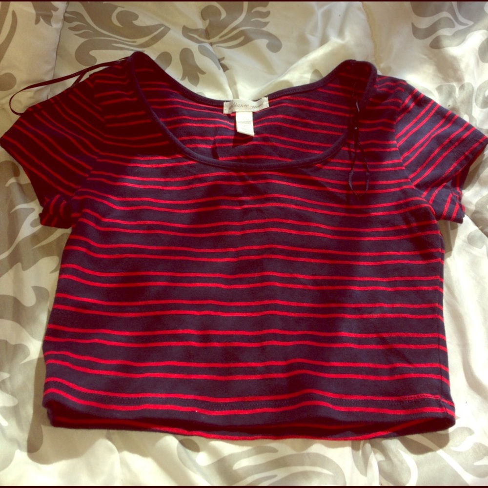 Stripped crop top