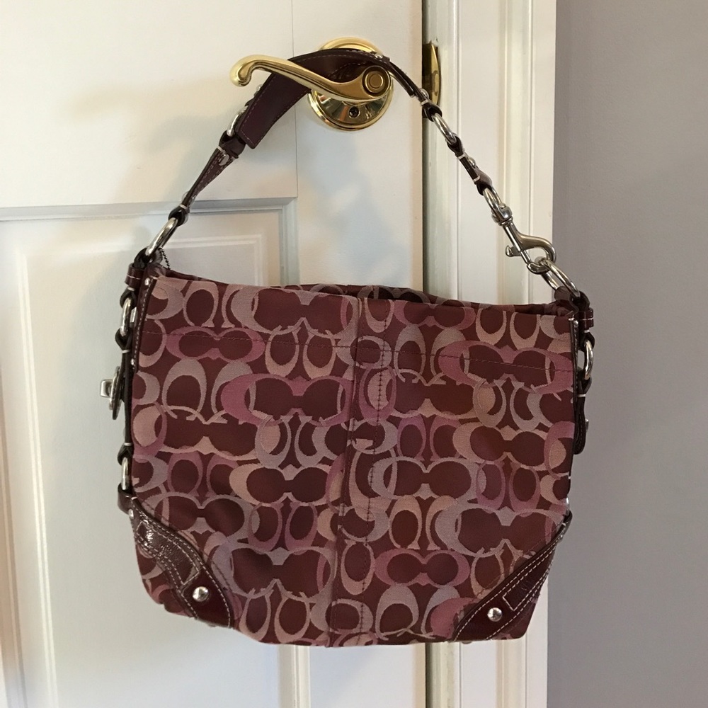 Maroon Coach purse