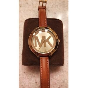 NEW Leather Strap Michael Kors Watch