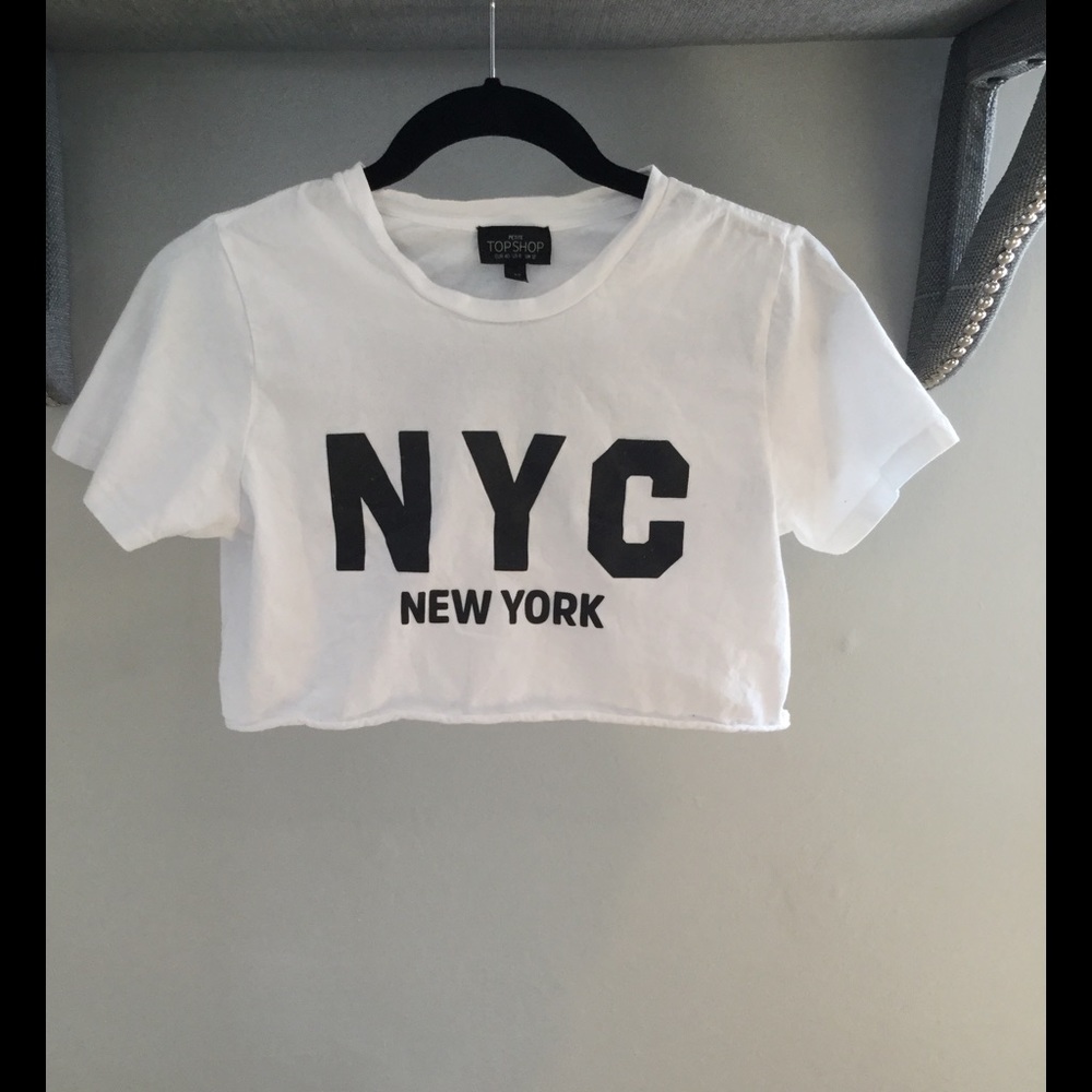 💋TopShop Crop NYC Tee💄