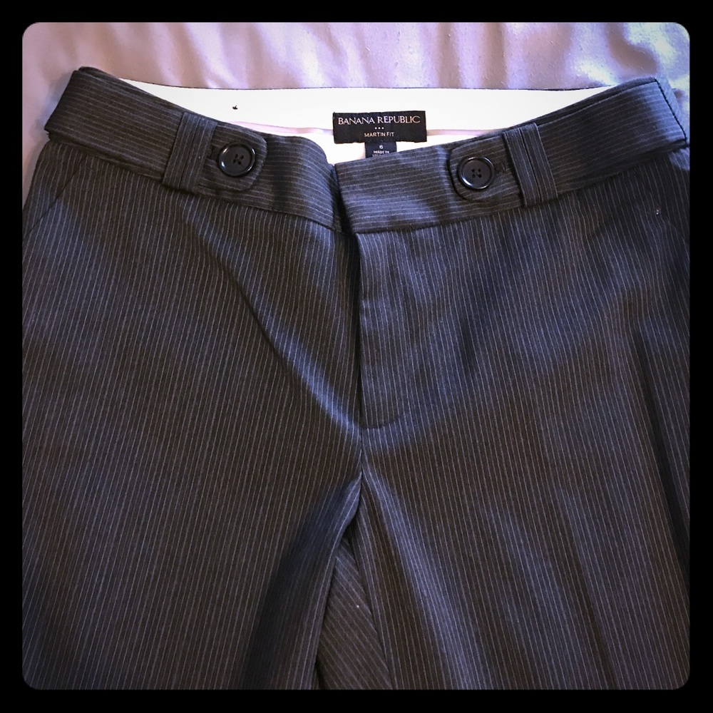 Banana Republic striped pants