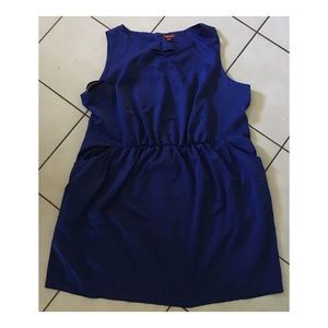 {Merona blue dress}