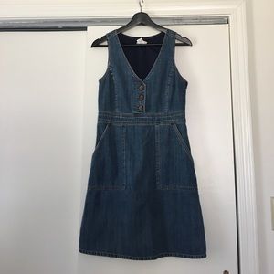 J crew denim dress