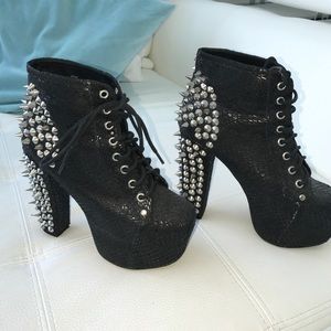 Jeffrey Campbell Lita Snakeskin spikes