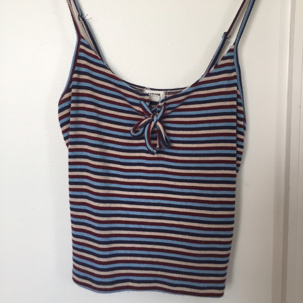 stripe crop top