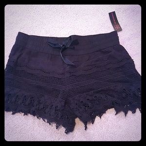 Brand new lace shorts