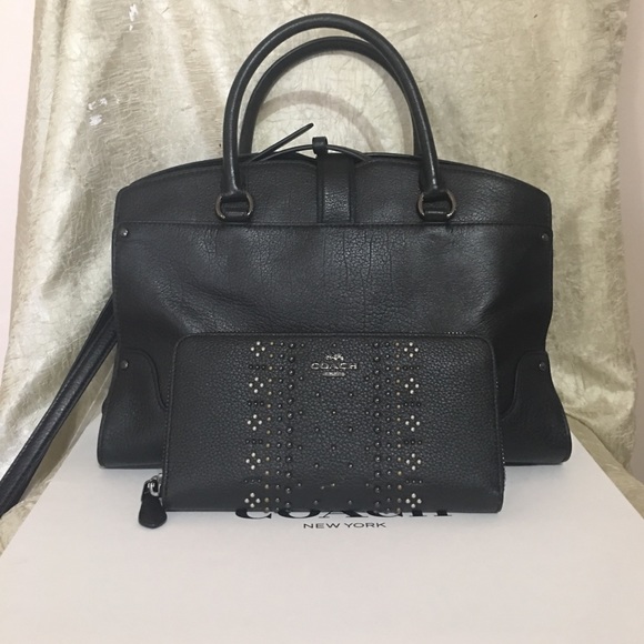 Coach Bandanna mercer AND Matching wallet! - Picture 2 of 8