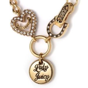 Juicy Couture Gold Lady Luck Necklace