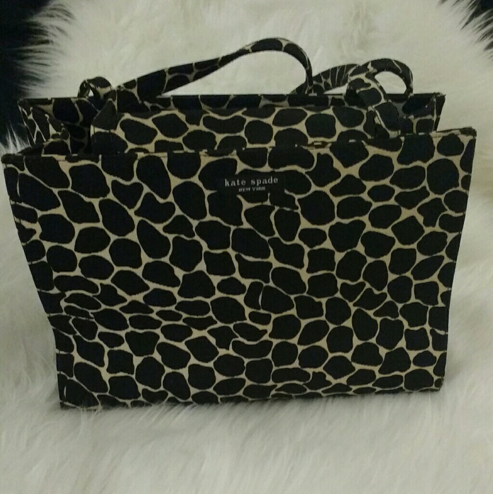 Giraffe print Kate Spade bag