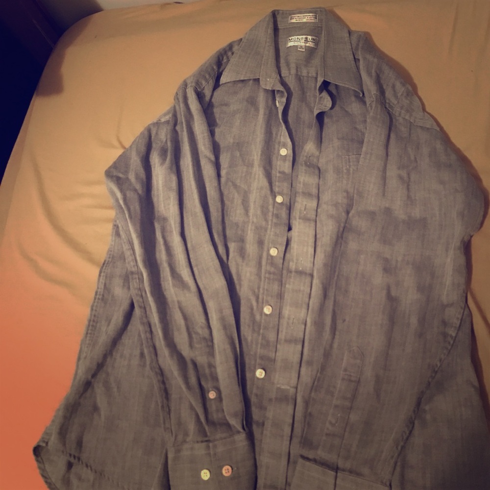 Givenchy 16 34/35 men's long sleeve dress shirt