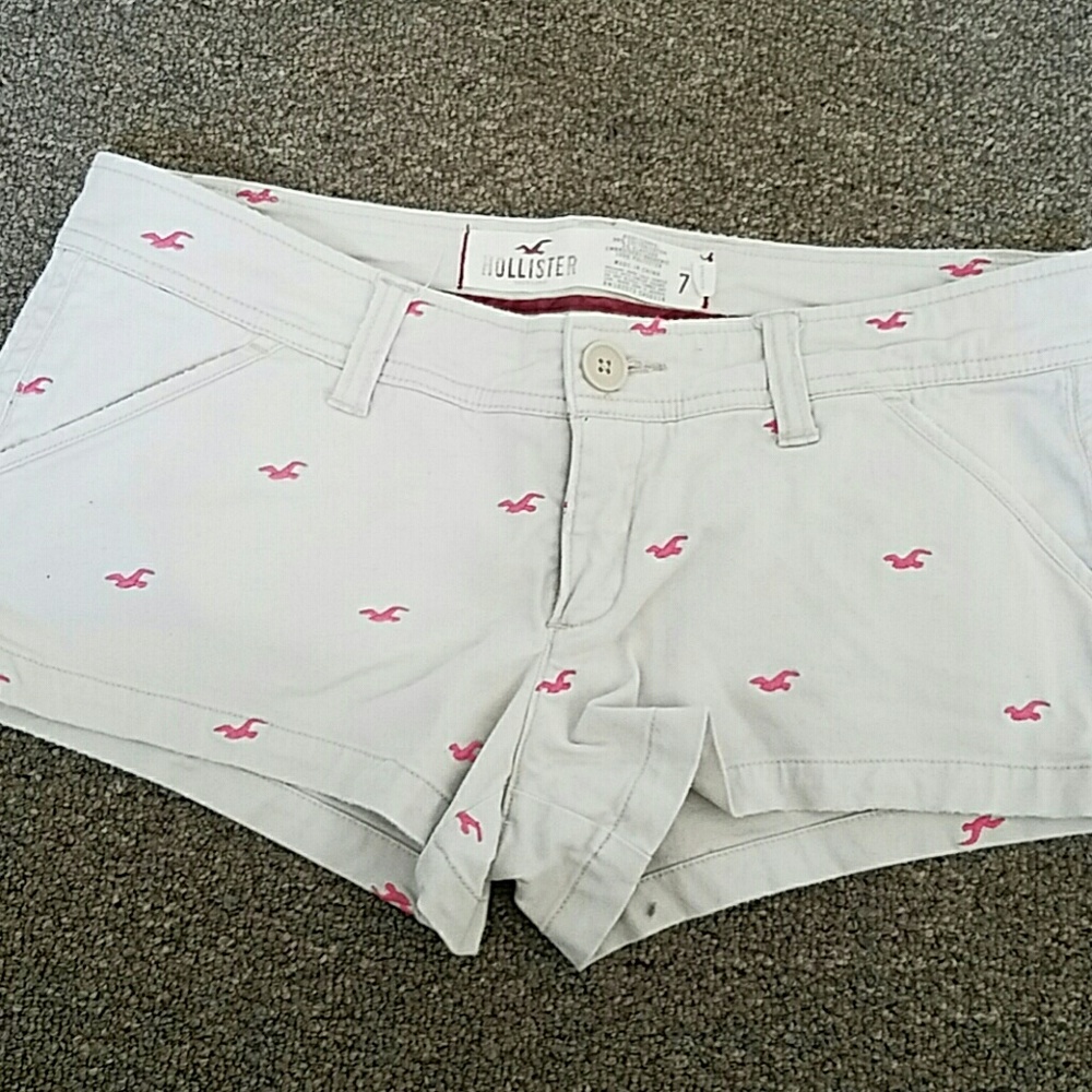 Hollister logo shorts