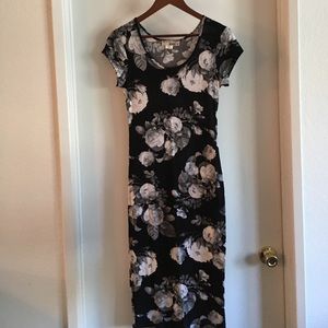 Black Floral Dress ✨