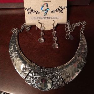 Necklace with earrings