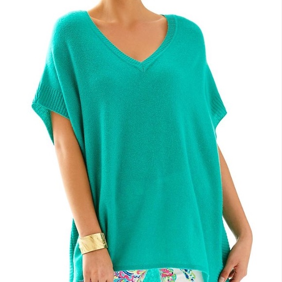 Lilly Pulitzer Sweaters - Lilly Pulitzer Green Chloe Cashmere Pullover Lilly Pulitzer Sweaters - Lilly Pulitzer Green Chloe Cashmere Pullover