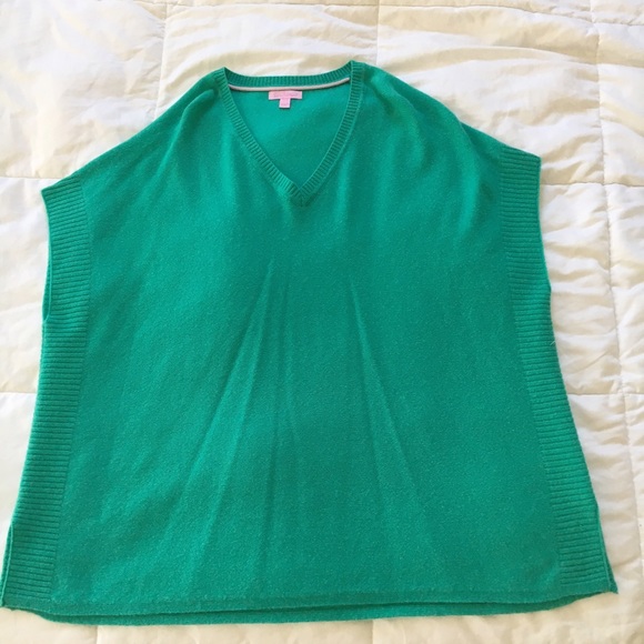 Lilly Pulitzer Sweaters - Lilly Pulitzer Green Chloe Cashmere Pullover Lilly Pulitzer Sweaters - Lilly Pulitzer Green Chloe Cashmere Pullover