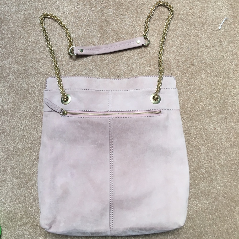 Jcrew suede bag
