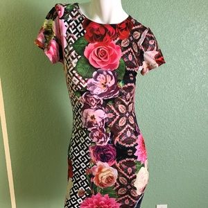 Multi print dress