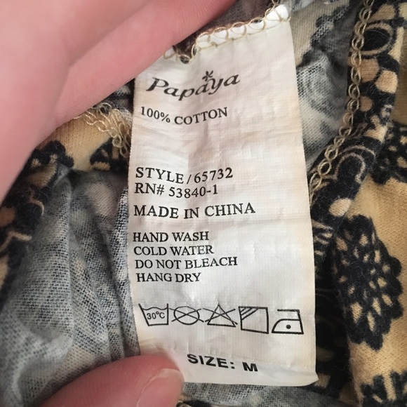 Papaya kaleidoscope ruffle crop top M - Picture 4 of 4