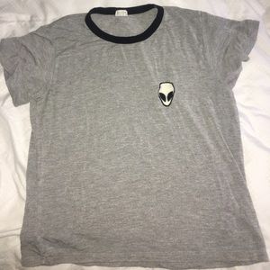 Cropped Alien Tee