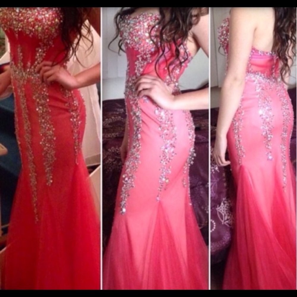 Pink mermaid dress