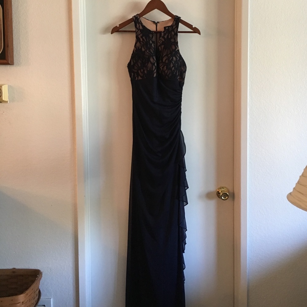 Navy Blue Formal Dress ✨