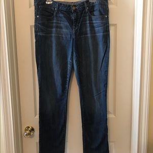 Gap size 14 skinny dark wash jeans