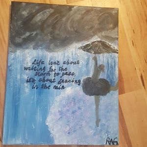 16x20 canvas ballerina quote painting
