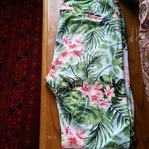 Lularoe floral leggings UNICORN