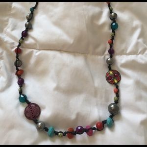Long beaded necklace