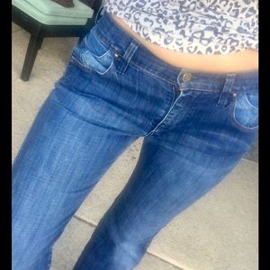 COH jeans high rise low leg