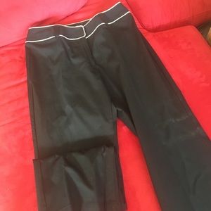 Liz Claiborne black pants with button and clasp