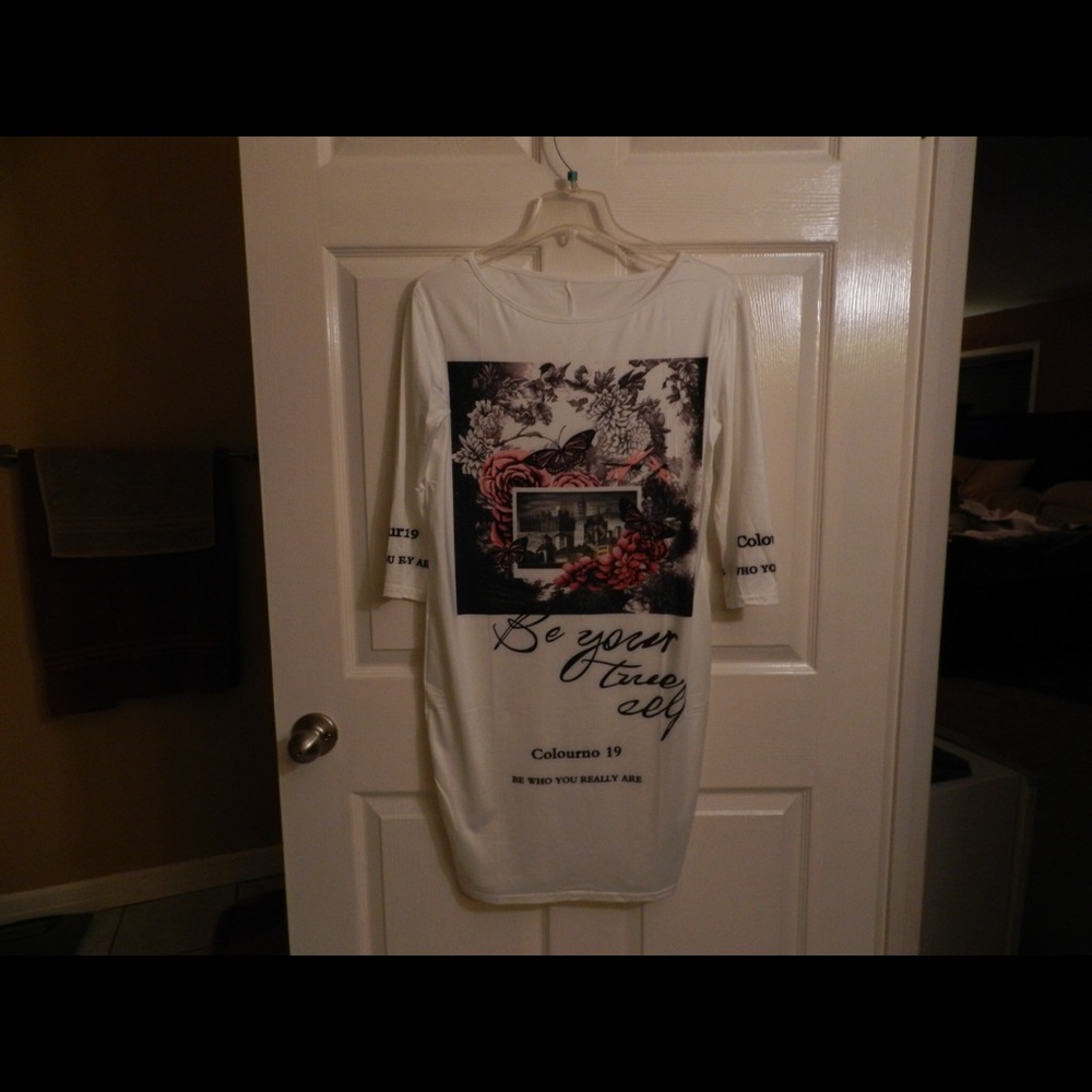 NWOT dress with 3/4 sleeves