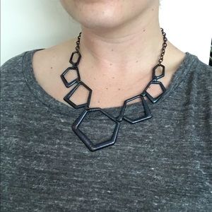 Hexagon Statement Necklace