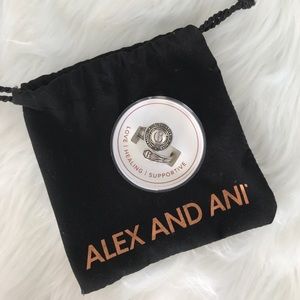 NWT Alex and Ani Numerology Spoon Ring #6