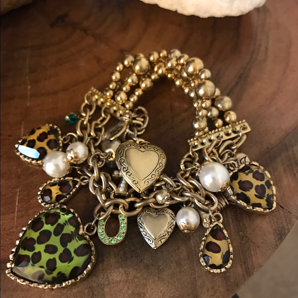 Betsey Johnson charm bracelet