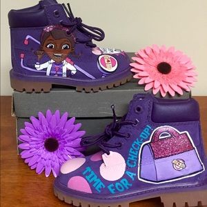 Custom Doc McStuffin timberland boots