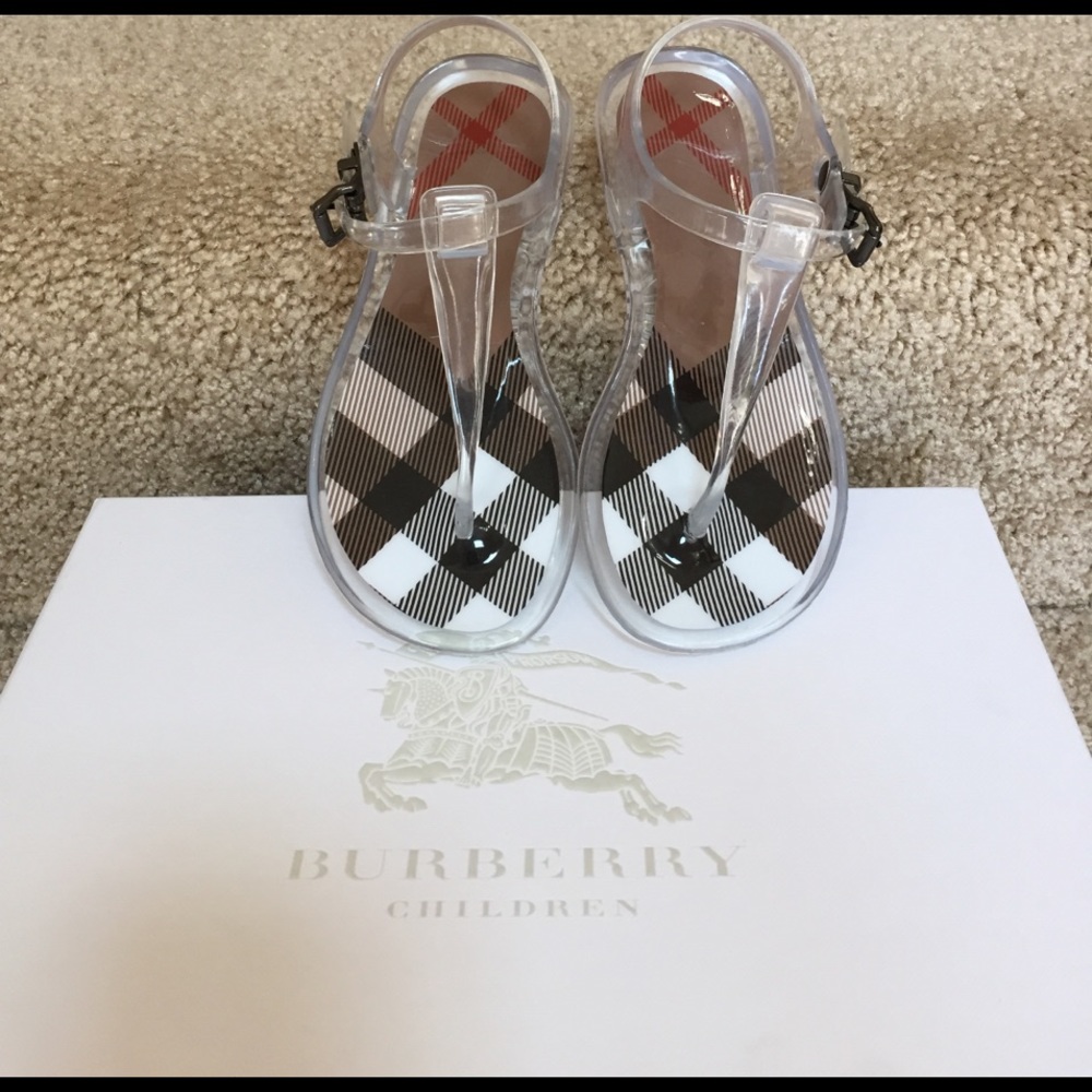 **NEW IN BOX** Authentic Burberry Jelly Sandals