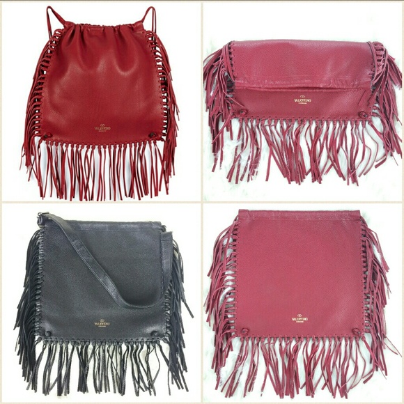 VALENTINO C Rockee fringed backpack - Picture 3 of 4
