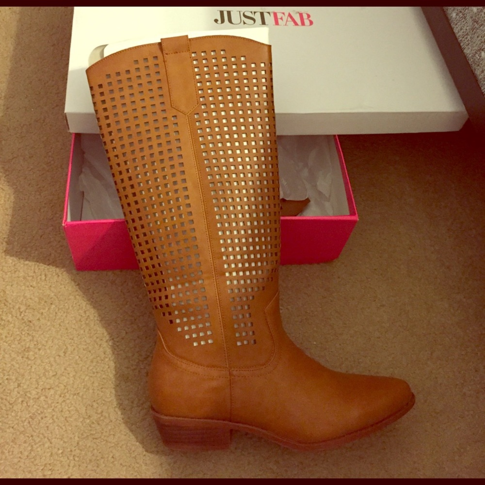 Tan cowboy boots
