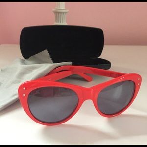 J. Crew Selima Sun Sophia sunglasses red