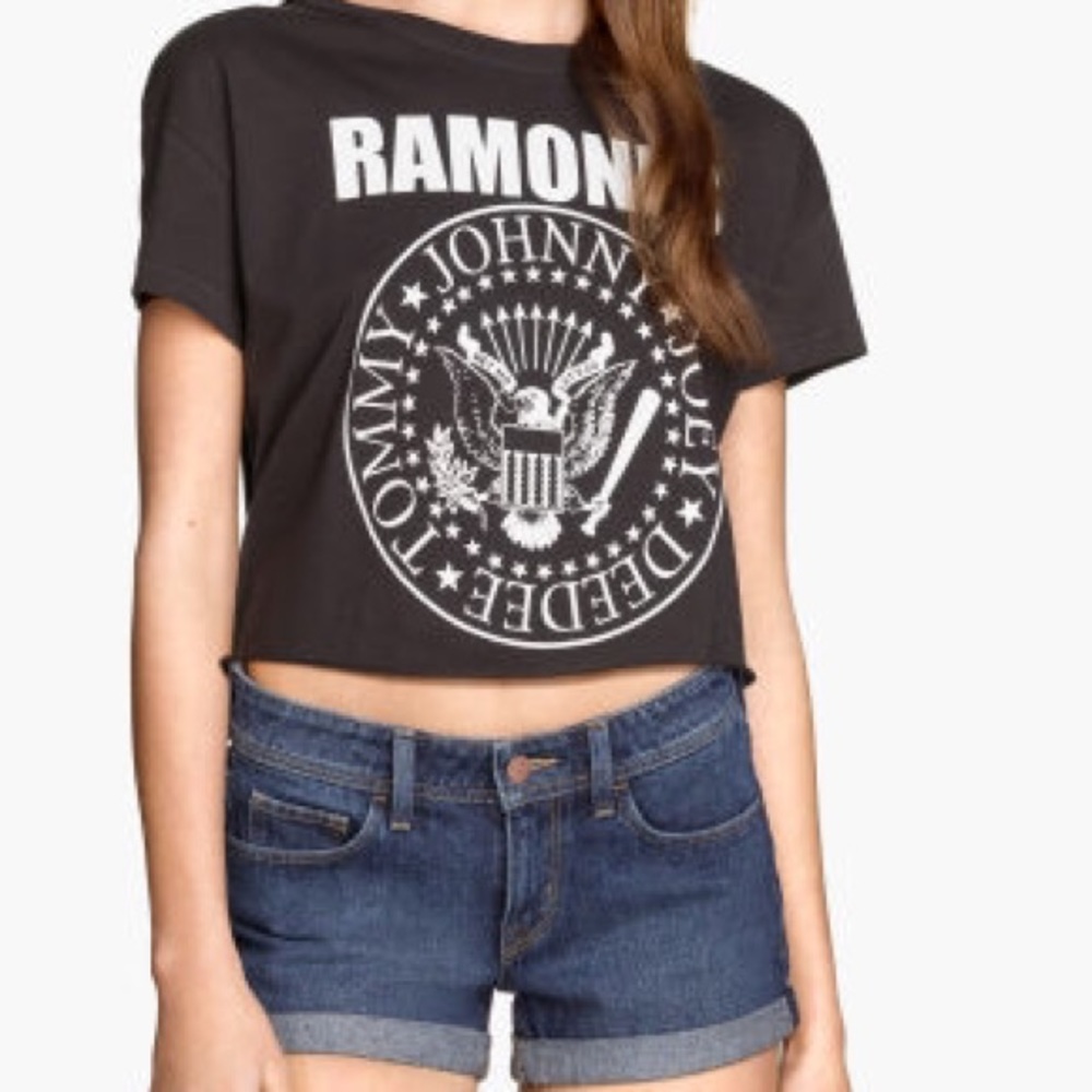 Ramones crop top