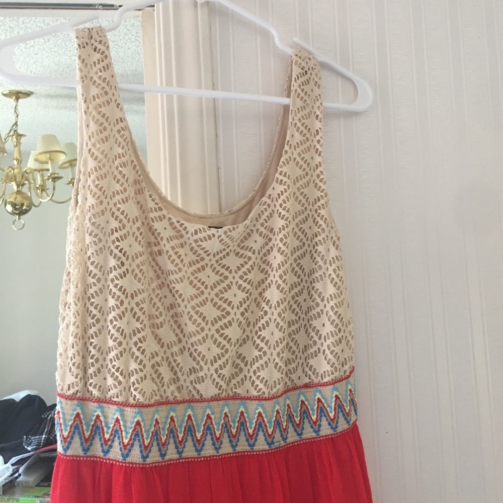 Crochet top dress