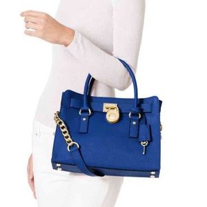 MICHAEL Michael Kors Bags - MK Hamilton Saffiano East West Satchel MICHAEL Michael Kors Bags - MK Hamilton Saffiano East West Satchel