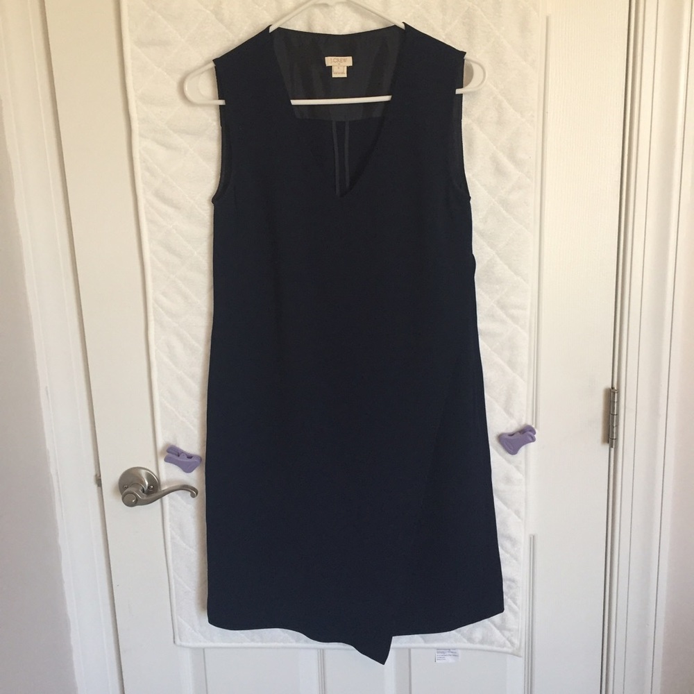 JCrew Navy Sleeveless Dress Sz 0