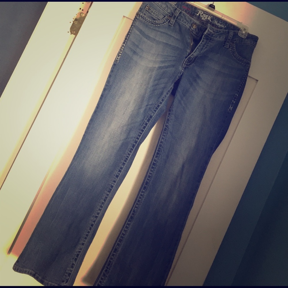 Rock wrangler bejeweled jeans