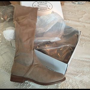 Odessa Taupe knee high boots